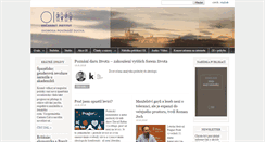 Desktop Screenshot of obcinst.cz