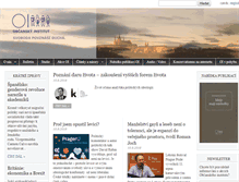 Tablet Screenshot of obcinst.cz